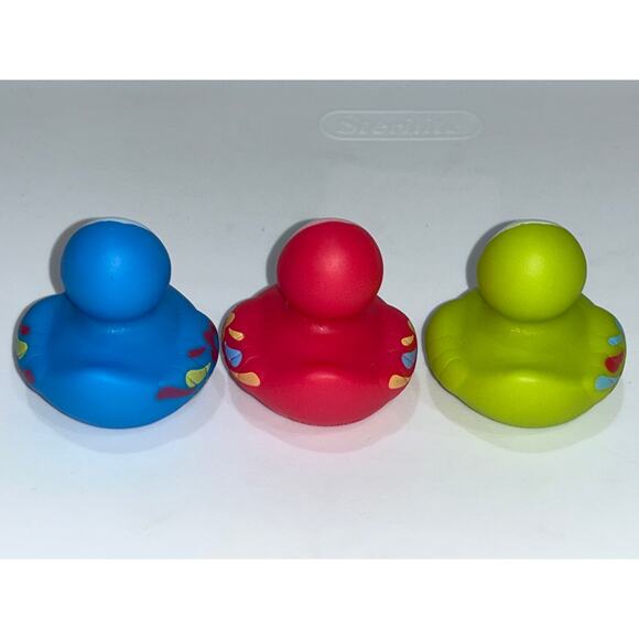 Set of 3 New Halloween Rubber Duckies Duck 2” Jeep Day of the Dead - Picture 3 of 4